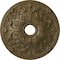 Ekena Millwork Jamie Ceiling Medallion (Canopies up to 3 7/8"), 23 5/8"OD x 3 7/8"ID x 2 1/8"P, Mississippi Mud CM23JAMMF - alternate 1